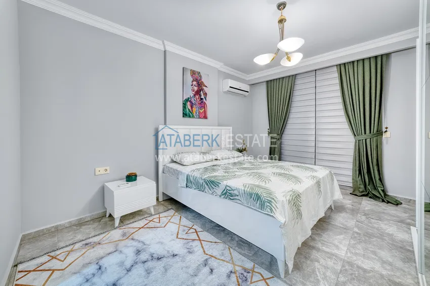 Purchase  Turnkey three-room apartment in Alanya, Oba district in a premium residence 9 
