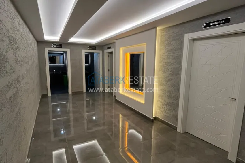 Apartment 1+1 with furniture and sea view, Mahmutlar district — Alanya 9 