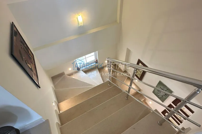 Purchase Real estate for a residence permit. Furnished duplex penthouse in Alanya, Cikcilli district 9 