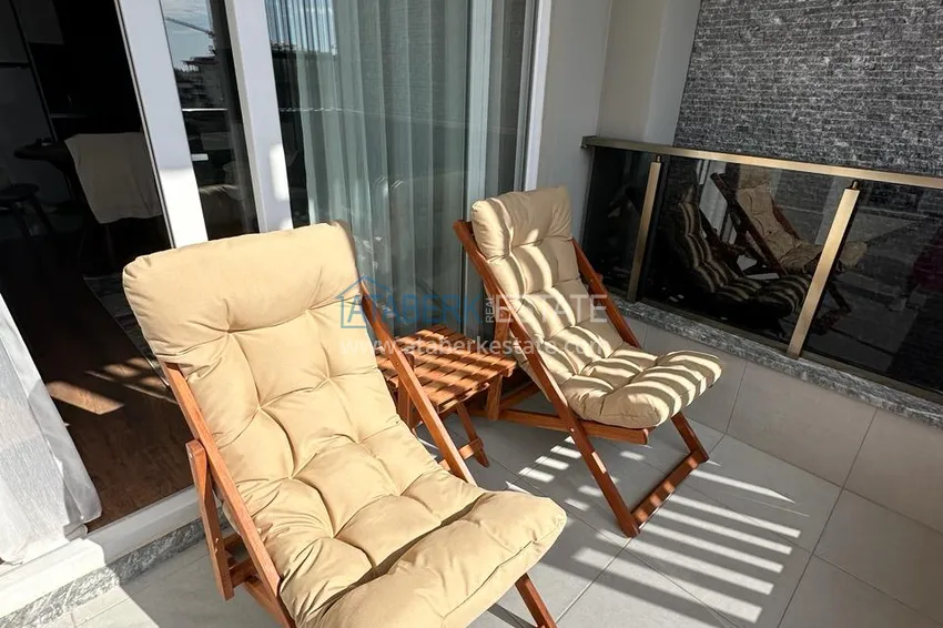 Purchase Turnkey one-bedroom apartment in Alanya, Oba district 9 