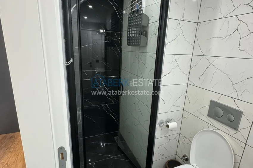 Purchase One bedroom apartment with furniture in a well-maintained complex — Mersin, Tomyuk district 9 