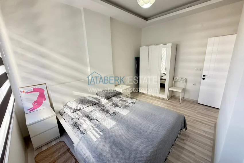 Purchase  Turnkey one-bedroom apartment in a comfort-class complex — second coastline, Kargicak district, Alanya  9 