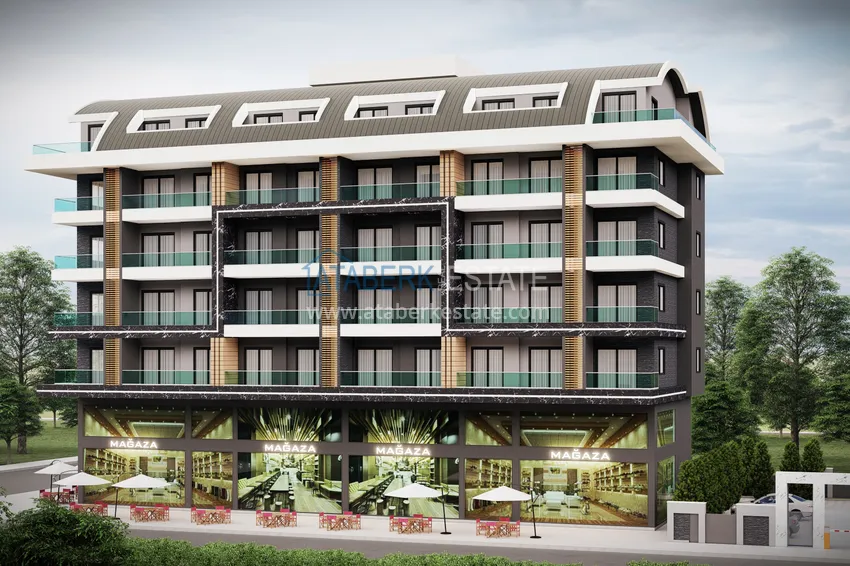 Complex under construction in Kargicak district, Alanya — investment property directly from the developer 13