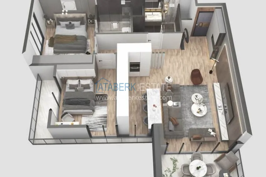 Buy cheap One bedroom apartment from an investor in Mersin, Mezitli district 2 