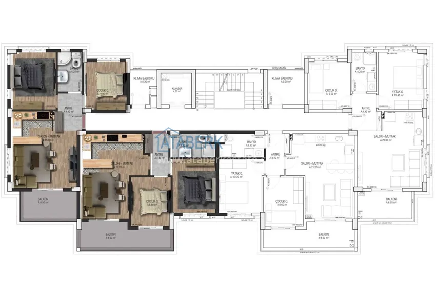 Buy cheap Modern residential complex in Antalya — comfort class, construction phase, Altintash district 2 