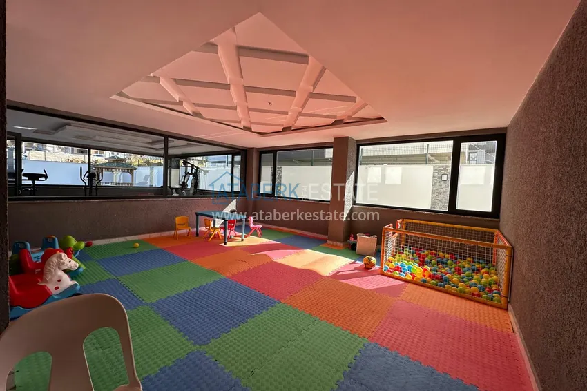 One bedroom apartment with furniture in Alanya, Mahmutlar district 10 