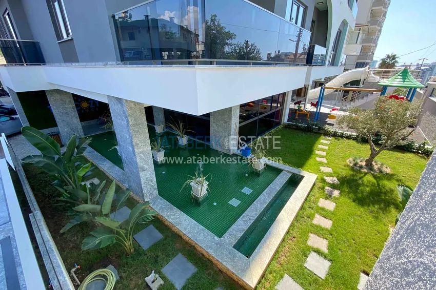 Stylish turnkey one-bedroom apartment from the owner in Alanya Mahmutlar district 8 