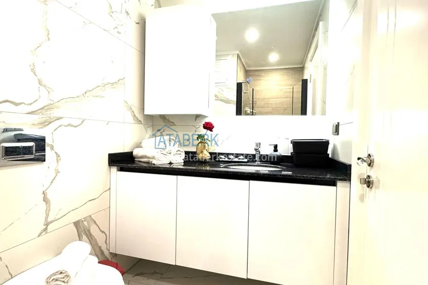 Purchase Long term rent! 1+1 apartment in a comfort complex, Avsallar Alanya district No. 28 11 