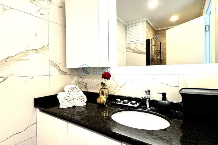 Purchase Long term rent! 1+1 apartment in a comfort complex, Avsallar Alanya district No. 28 12 