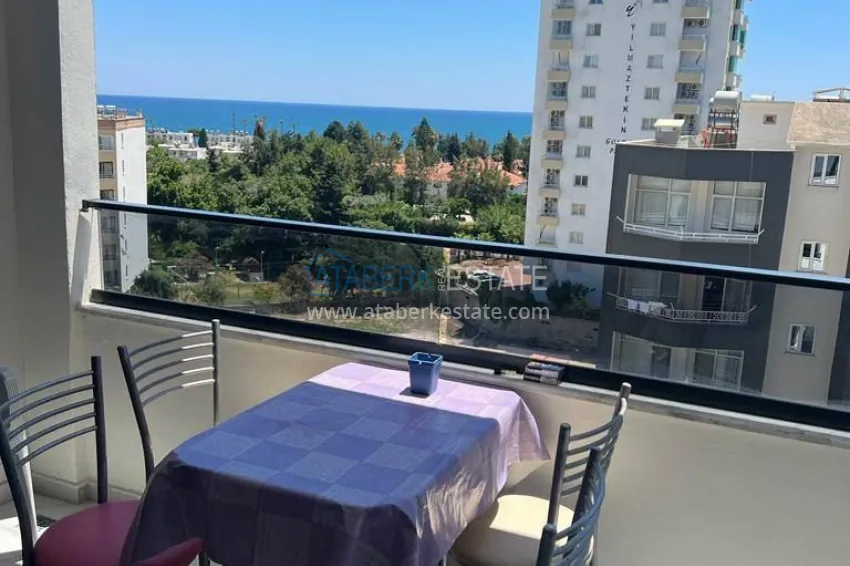 Turnkey one-bedroom apartment with sea view in a modern complex — Mersin, Kargypinari 2