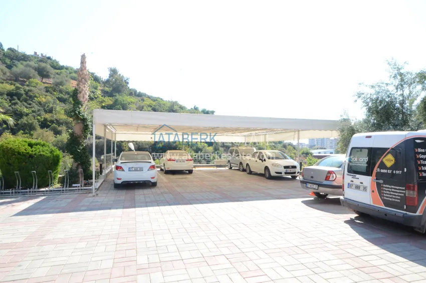 Two-bedroom apartment with furniture and panoramic views in Cikcilli Alanya 12 