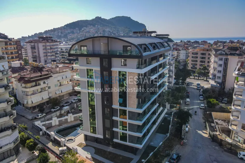 Real estate from the developer! Residential complex under construction in the center of Alanya, Cleopatra beach area 12 