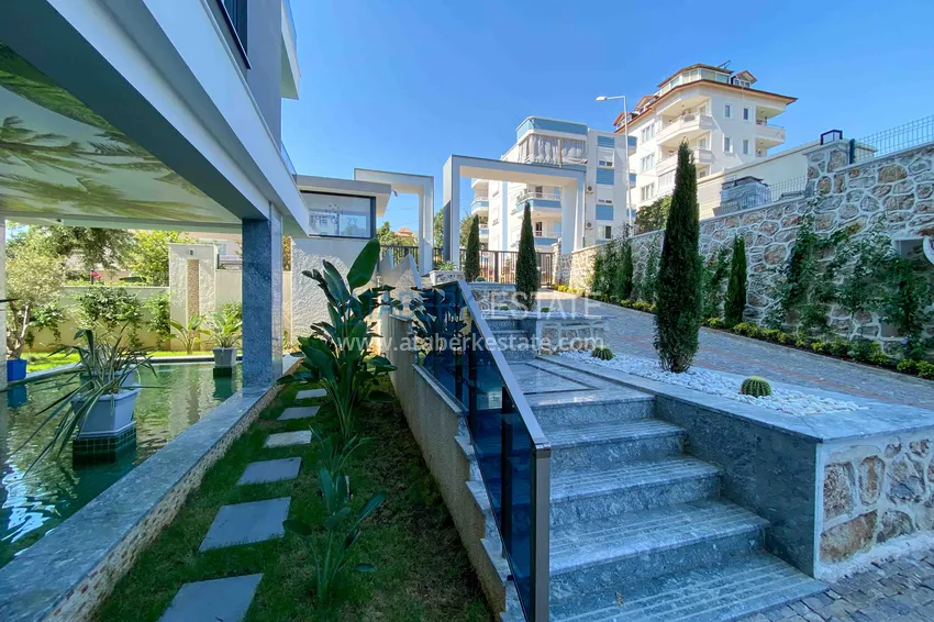 Stylish turnkey one-bedroom apartment from the owner in Alanya Mahmutlar district 10 