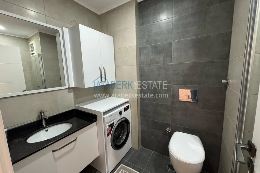 Purchase Stylish turnkey one-bedroom apartment from the owner in Alanya Mahmutlar district 12 