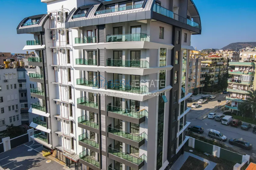 Real estate from the developer! Residential complex under construction in the center of Alanya, Cleopatra beach area 14 