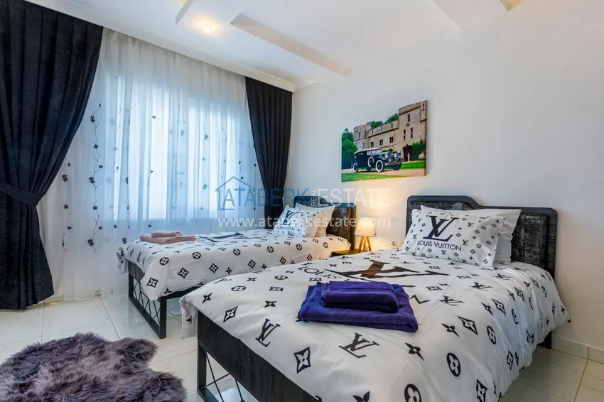 Purchase  Linear 3+1 apartment with luxurious furniture in a cozy complex — Alanya, Mahmutlar district 15 