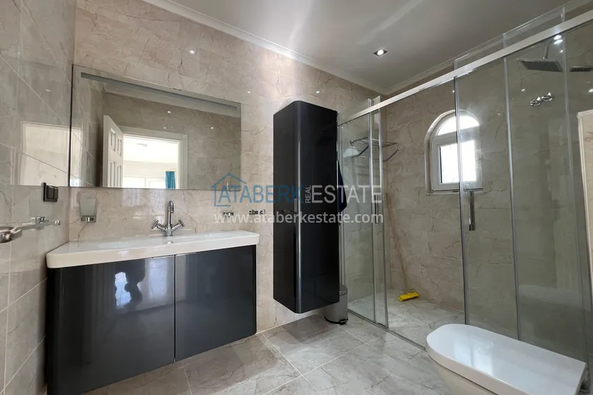 Purchase  Two-storey villa overlooking a pine forest in Alanya Avsallar district 14 