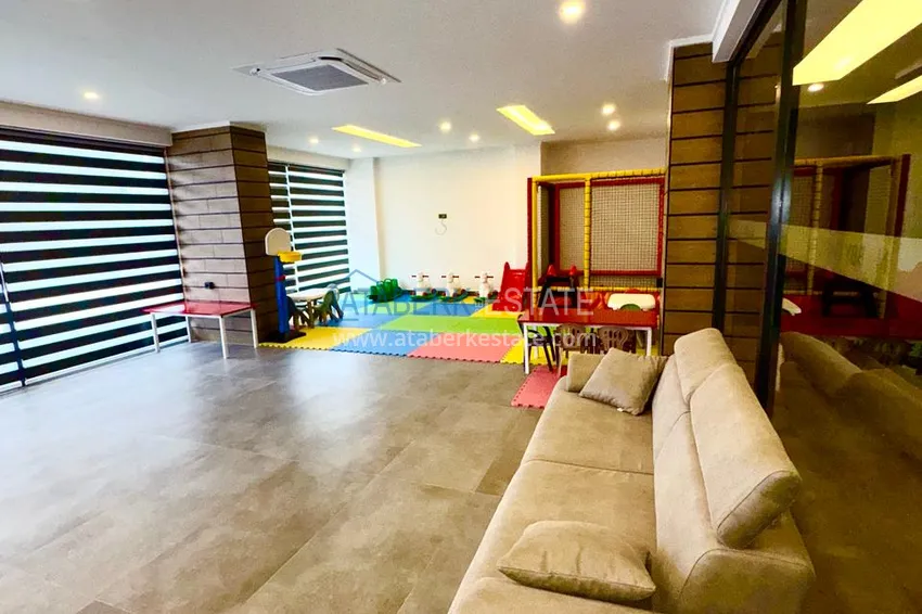 Long term rent! 1+1 apartment in a comfort complex, Avsallar Alanya district No. 28 15 