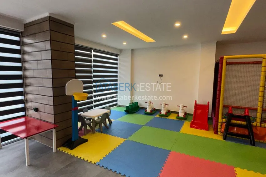 Long term rent! 1+1 apartment in a comfort complex, Avsallar Alanya district No. 28 17 