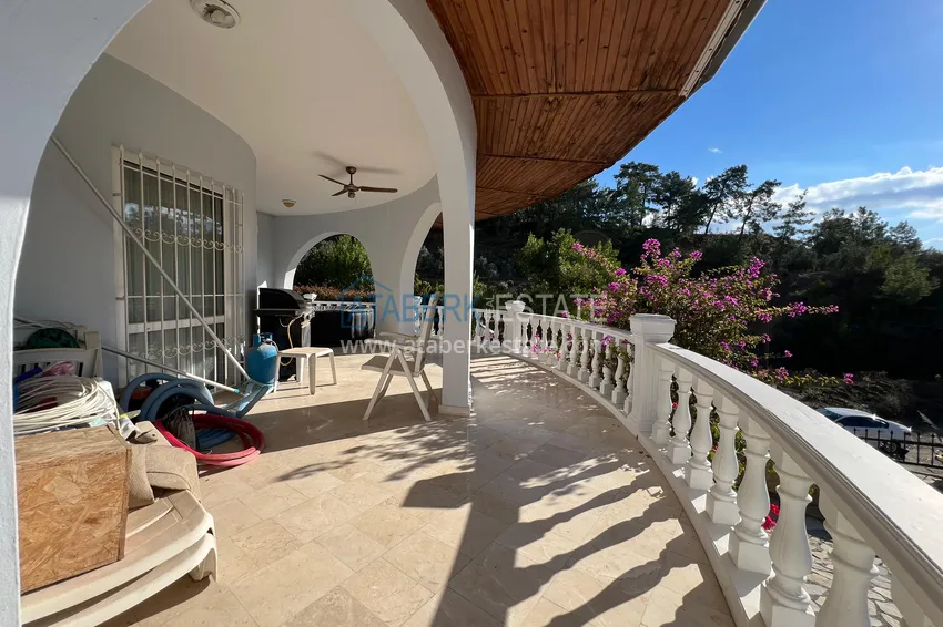 Purchase  Two-storey villa overlooking a pine forest in Alanya Avsallar district 18 