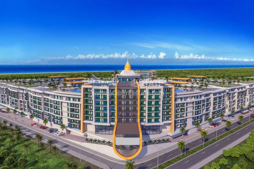 Spacious one-bedroom apartment 89 m2 in a luxury hotel complex — Alanya, Turkler district 3 