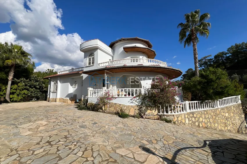 Two-storey villa overlooking a pine forest in Alanya Avsallar district 1 