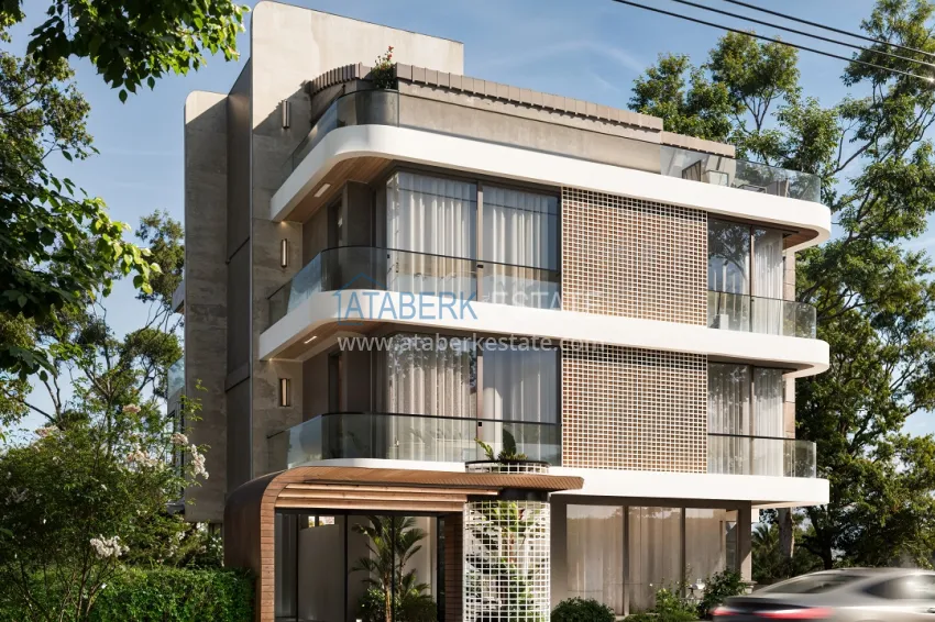 Modern residential complex under construction in Muratpasa, Chalayan 1