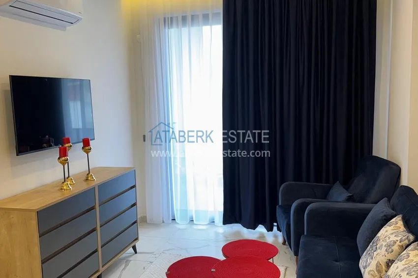 Purchase Long term rent! 1+1 apartment in a comfort complex, Avsallar Alanya district No. 28 1 