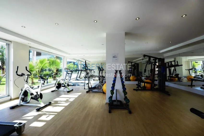 Two-bedroom apartment with furniture and panoramic views in Cikcilli Alanya 21 