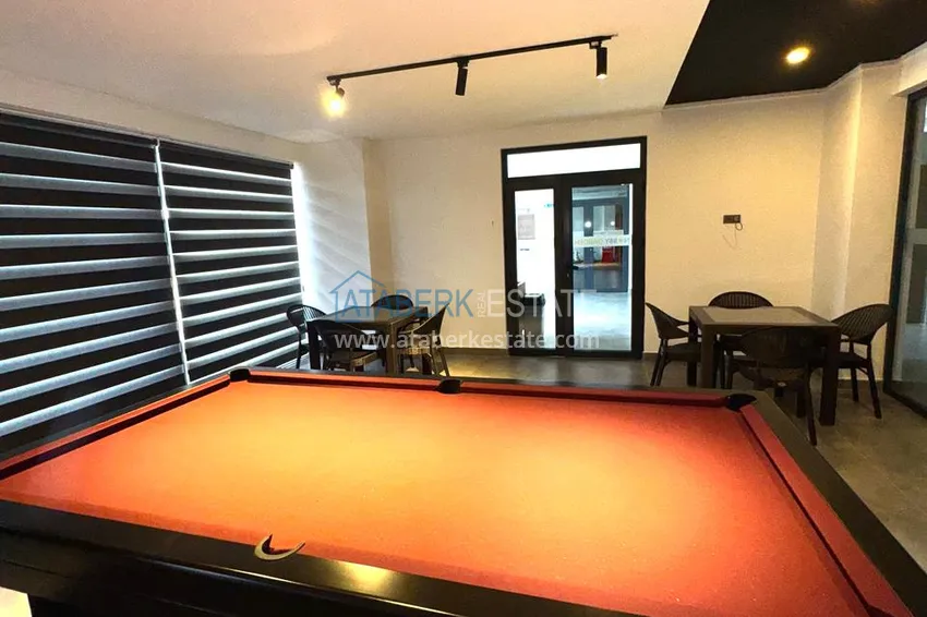 Long term rent! 1+1 apartment in a comfort complex, Avsallar Alanya district No. 28 21 