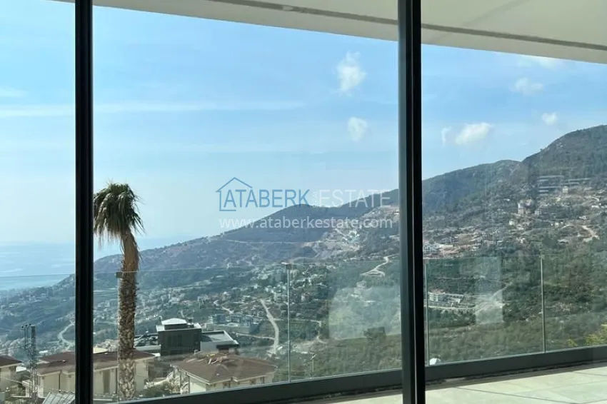 Purchase Stylish villa with panoramic views in the prestigious Bektash area, Alanya 17 