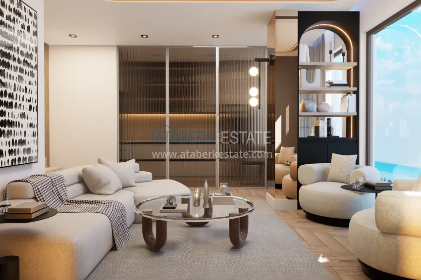 Purchase Modern residential complex under construction in Muratpasa, Chalayan 14