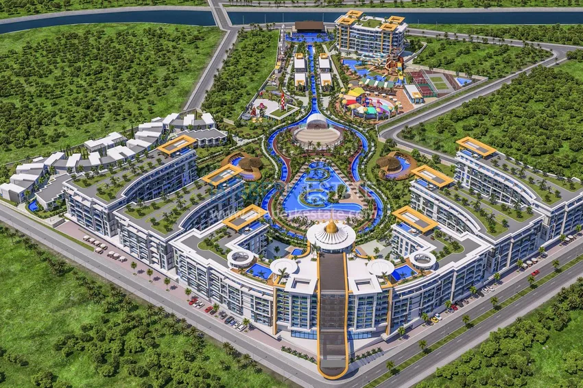 Spacious one-bedroom apartment 89 m2 in a luxury hotel complex — Alanya, Turkler district 1 