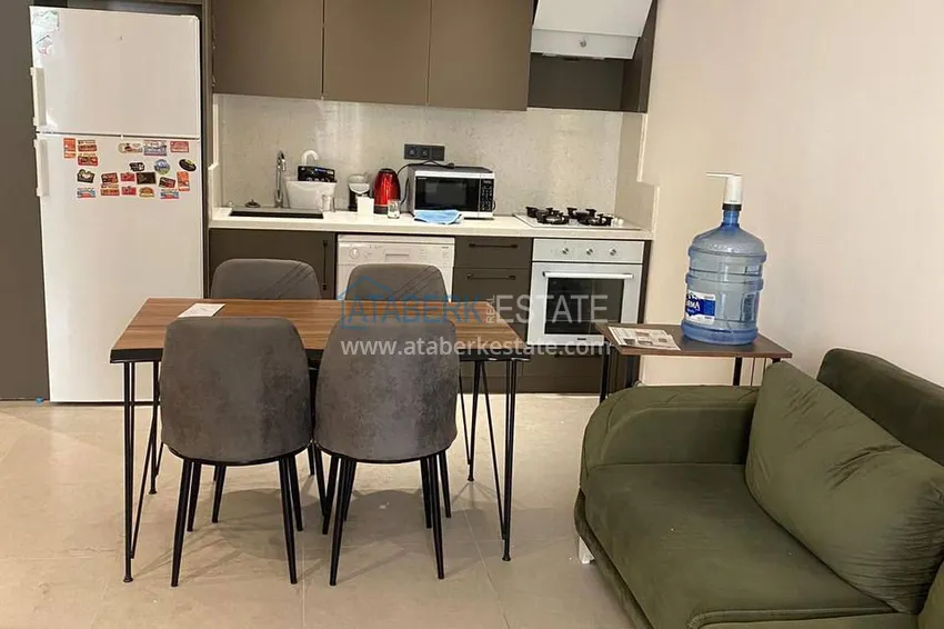 Purchase  One bedroom apartment with furniture for long-term rent in the center of Alanya No. 15 2 