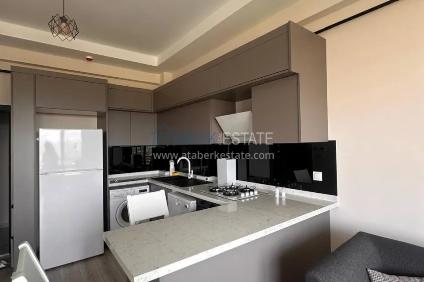 Purchase Furnished one-bedroom apartment in a new residential complex, Tomyuk district, Mersin 2 