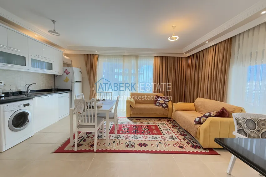Purchase  Two-bedroom apartment with furniture and sea view in Alanya, Mahmutlar district 3 