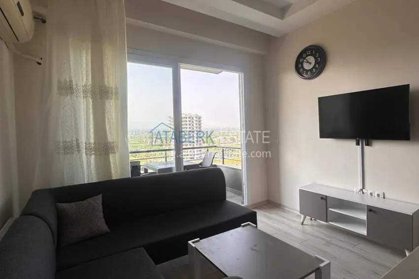 Purchase Furnished one-bedroom apartment in a new residential complex, Tomyuk district, Mersin 3 