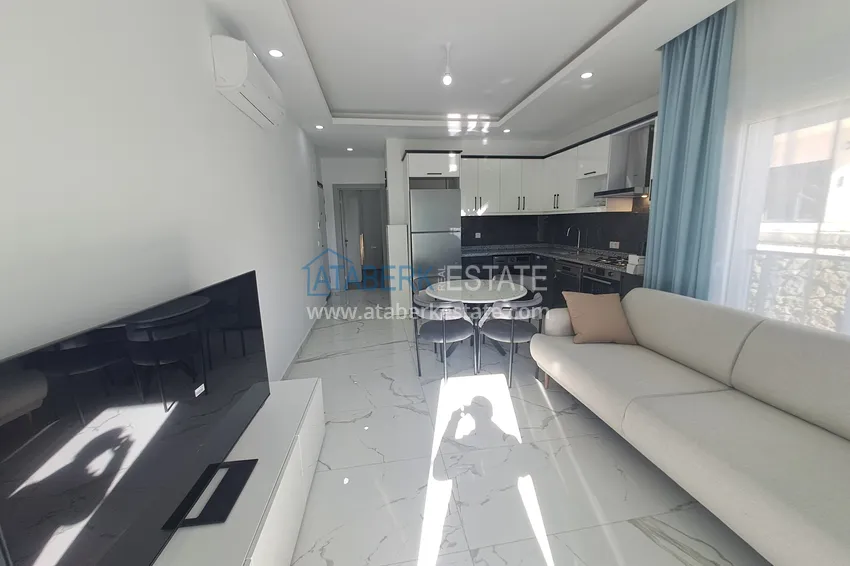 Purchase Turnkey one-bedroom apartment directly from the owner in Alanya Avsallar district 3 