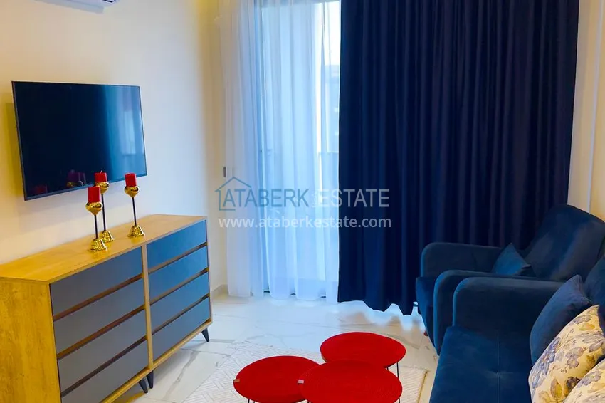 Purchase Long term rent! 1+1 apartment in a comfort complex, Avsallar Alanya district No. 28 3 