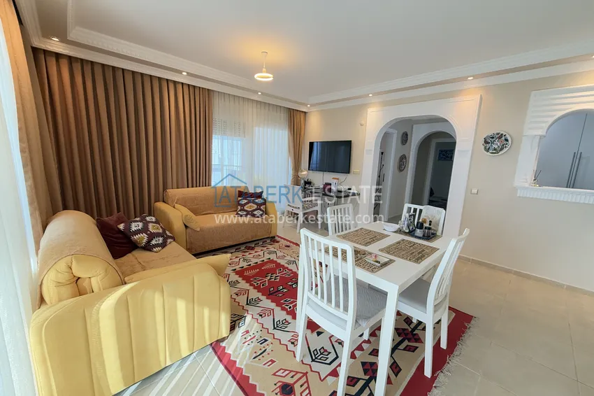 Purchase  Two-bedroom apartment with furniture and sea view in Alanya, Mahmutlar district 4 
