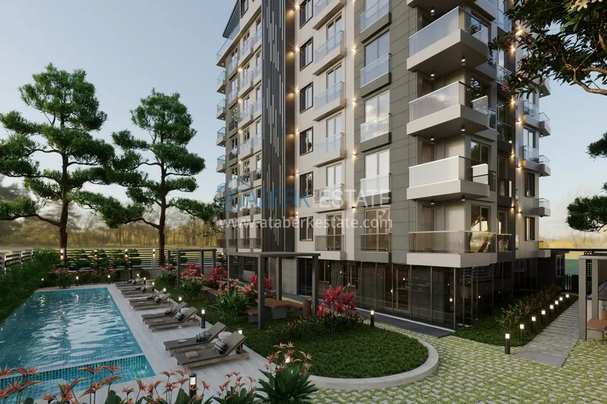 Modern residential complex in a prestigious area of Antalya — primary real estate from the developer 4 