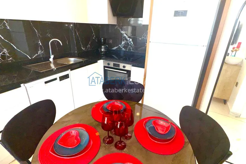 Purchase Long term rent! 1+1 apartment in a comfort complex, Avsallar Alanya district No. 28 5 