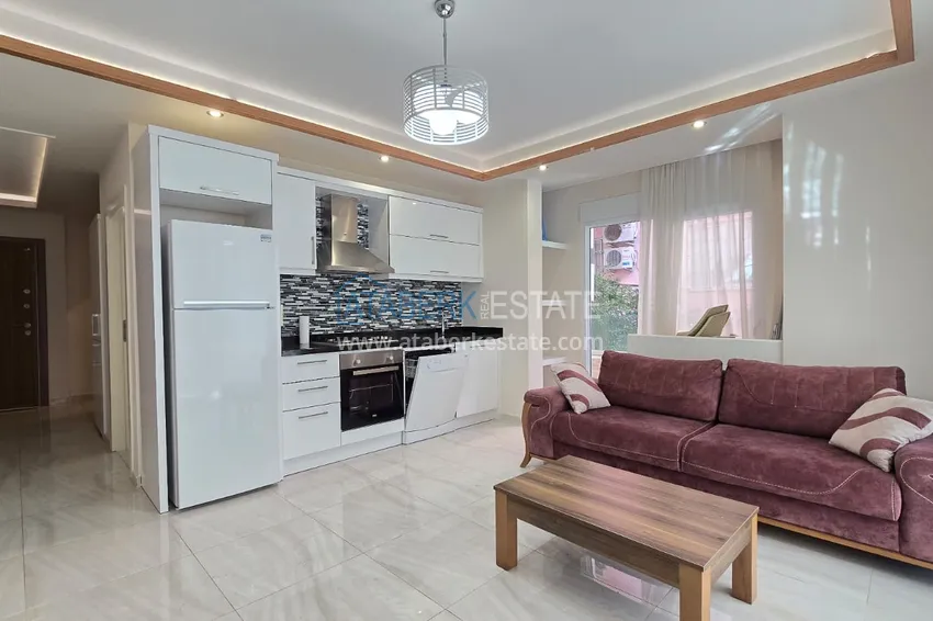 Purchase  One bedroom apartment with furniture in the center of Alanya. Real estate with a residence permit 5 