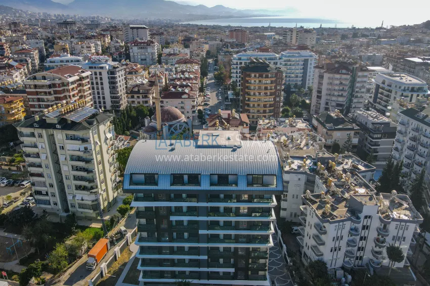 Real estate from the developer! Residential complex under construction in the center of Alanya, Cleopatra beach area 5 