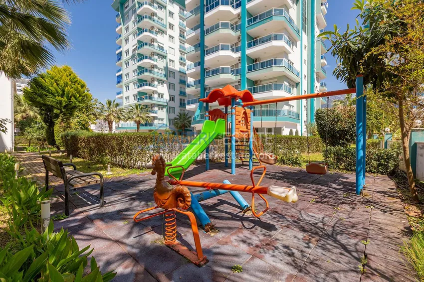 Linear 3+1 apartment with luxurious furniture in a cozy complex — Alanya, Mahmutlar district 5 