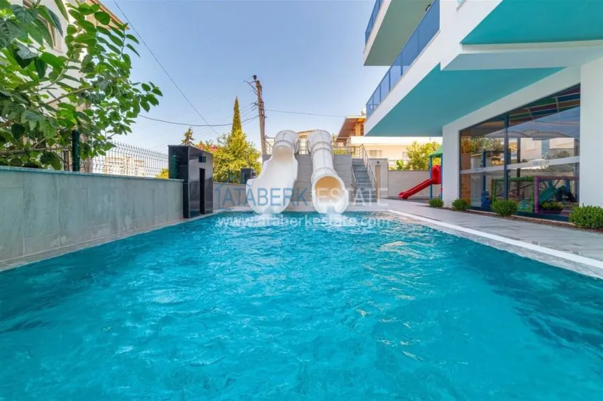 Stylish turnkey one-bedroom apartment from the owner in Alanya Mahmutlar district 6 