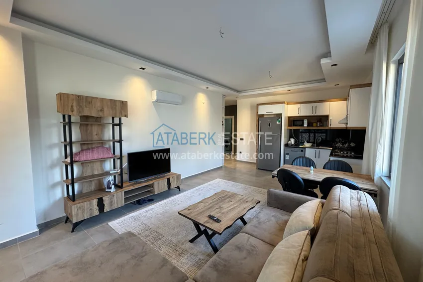 Purchase Stylish turnkey one-bedroom apartment from the owner in Alanya Mahmutlar district 6 