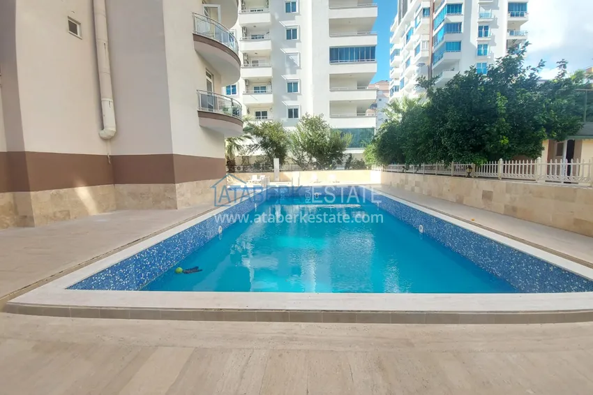 Two-bedroom apartment with furniture and sea view in Alanya, Mahmutlar district 7 