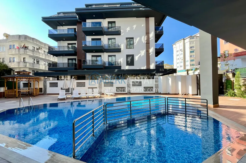 Stylish one bedroom apartment with furniture in the center of Alanya — primary market 7 