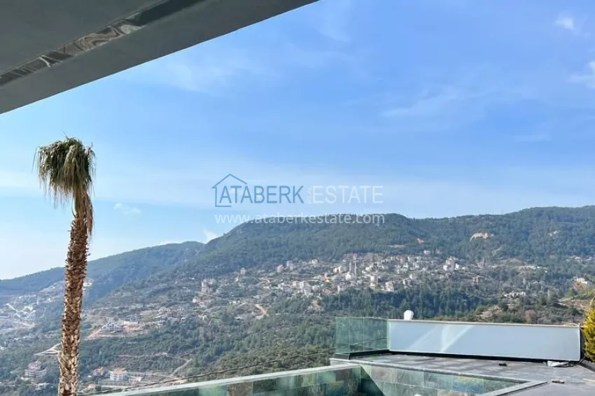 Stylish villa with panoramic views in the prestigious Bektash area, Alanya 7 